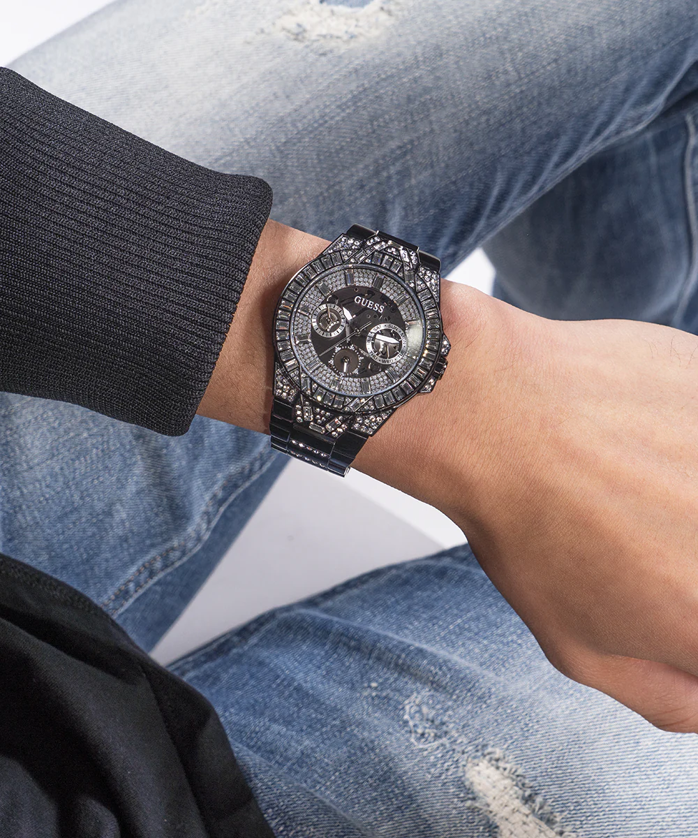 GUESS Mens Black Multi-function Watch - Image 4