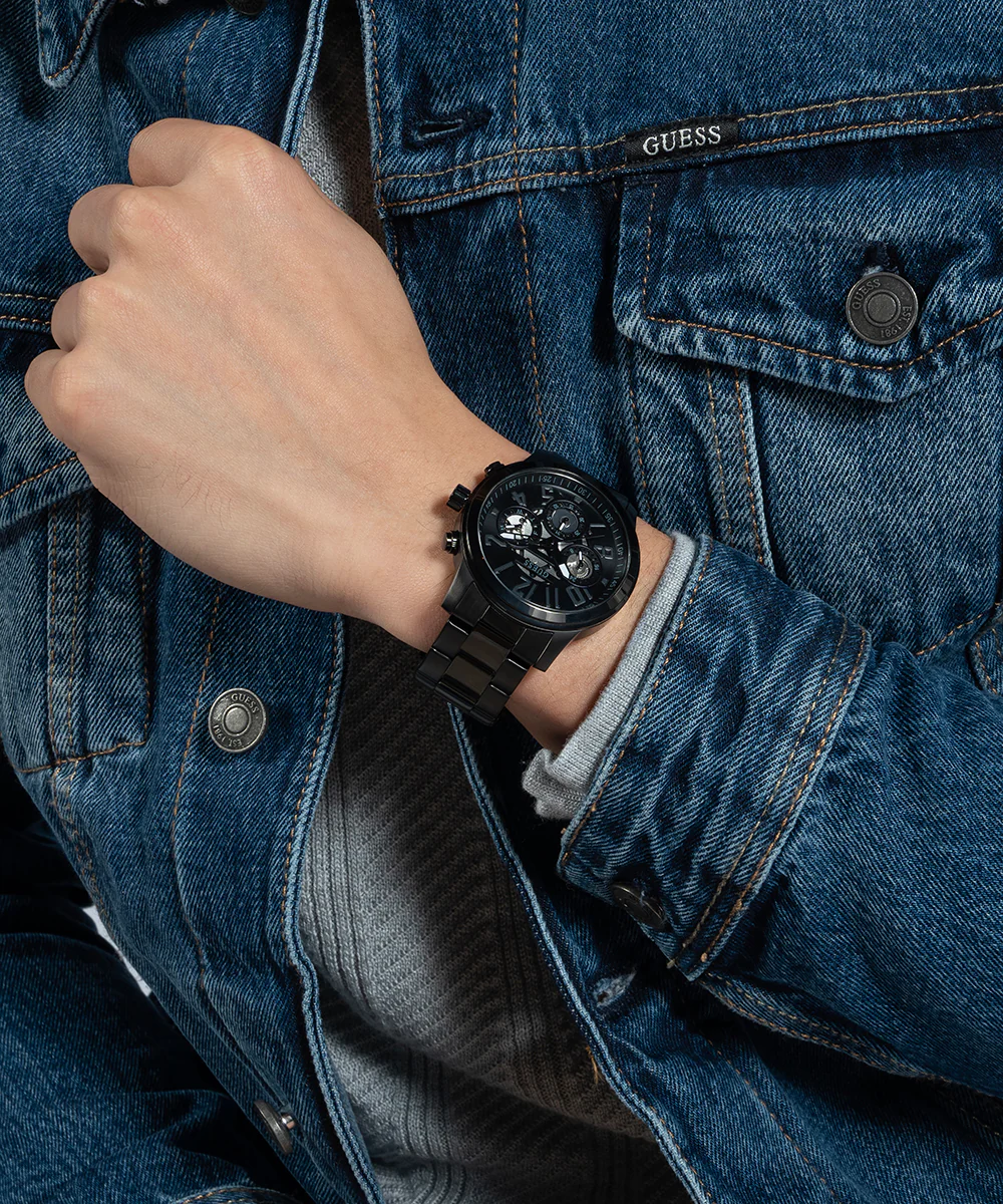 GUESS Mens Black Multi-function Watch - Image 6