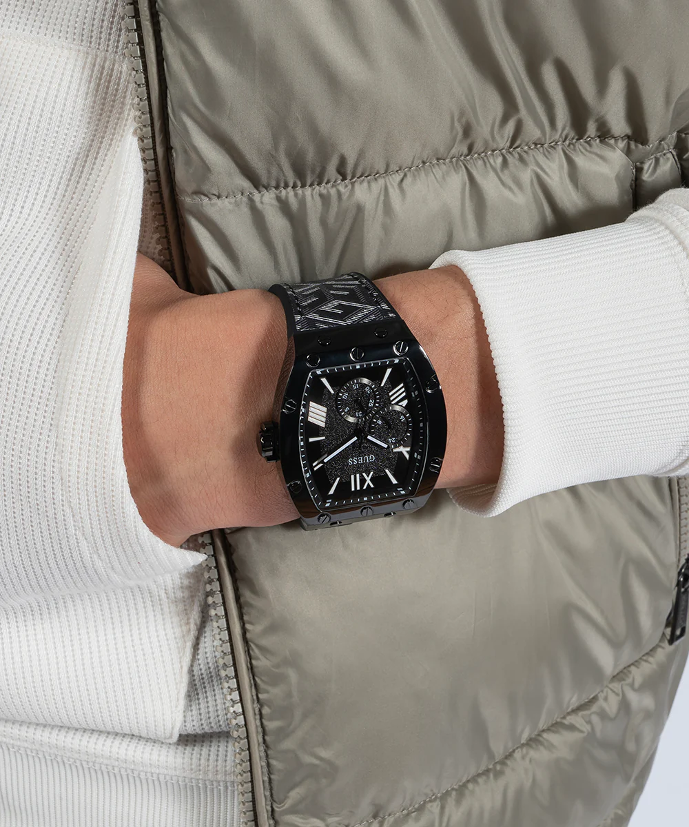 GUESS Mens Black Multi-function Watch - Image 6