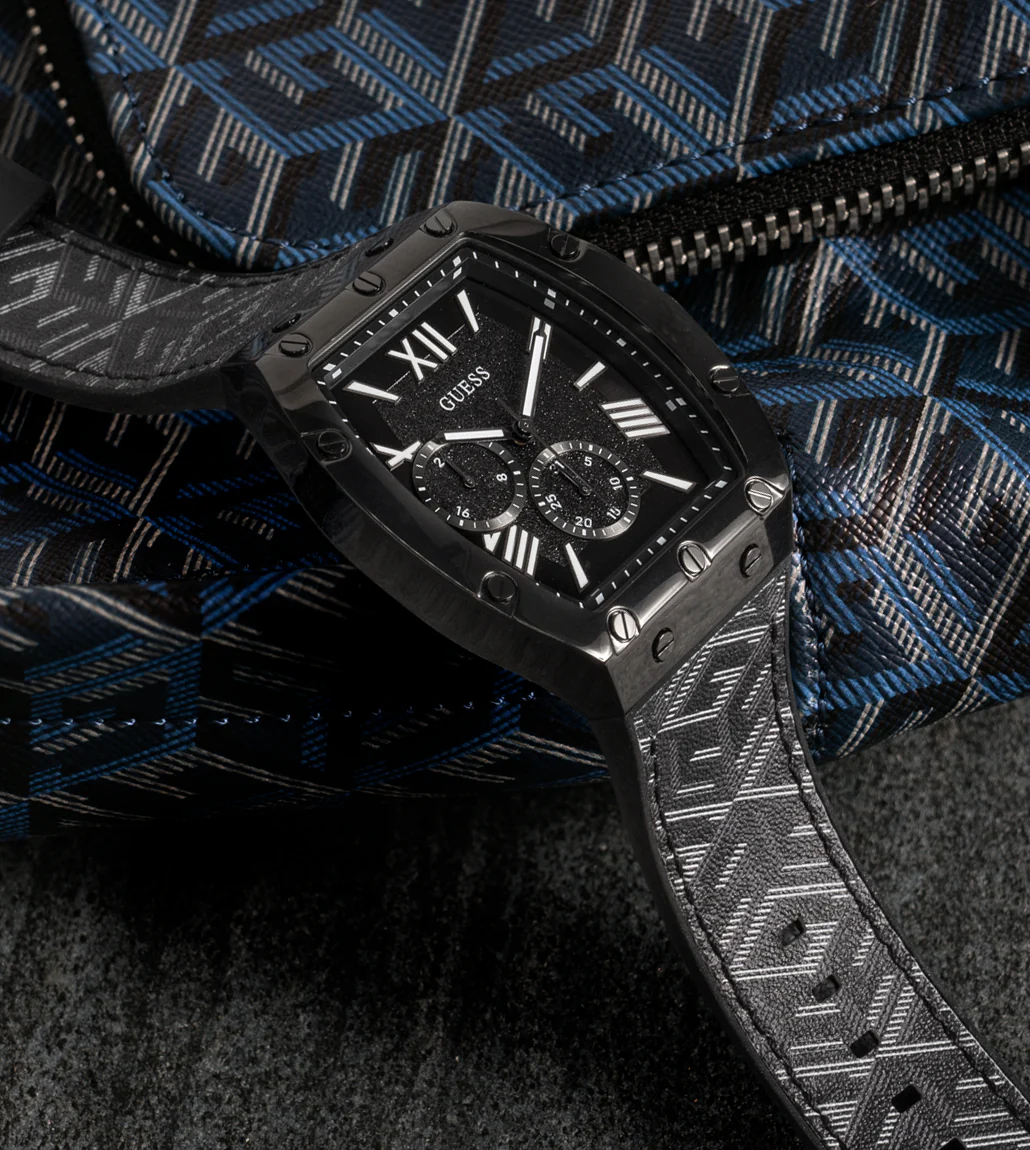 GUESS Mens Black Multi-function Watch - Image 7