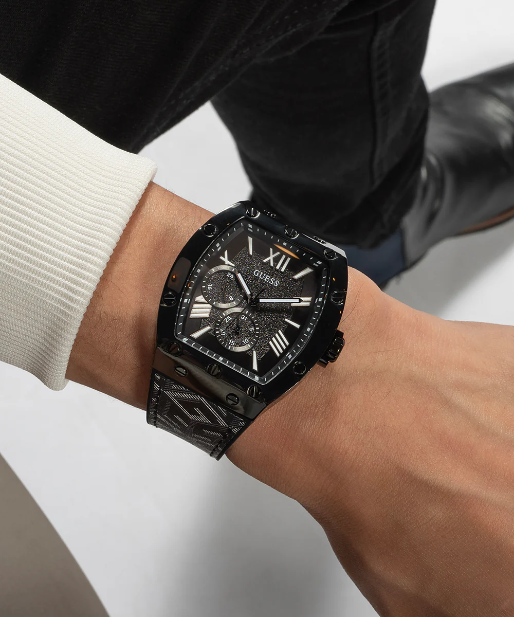 GUESS Mens Black Multi-function Watch - Image 8