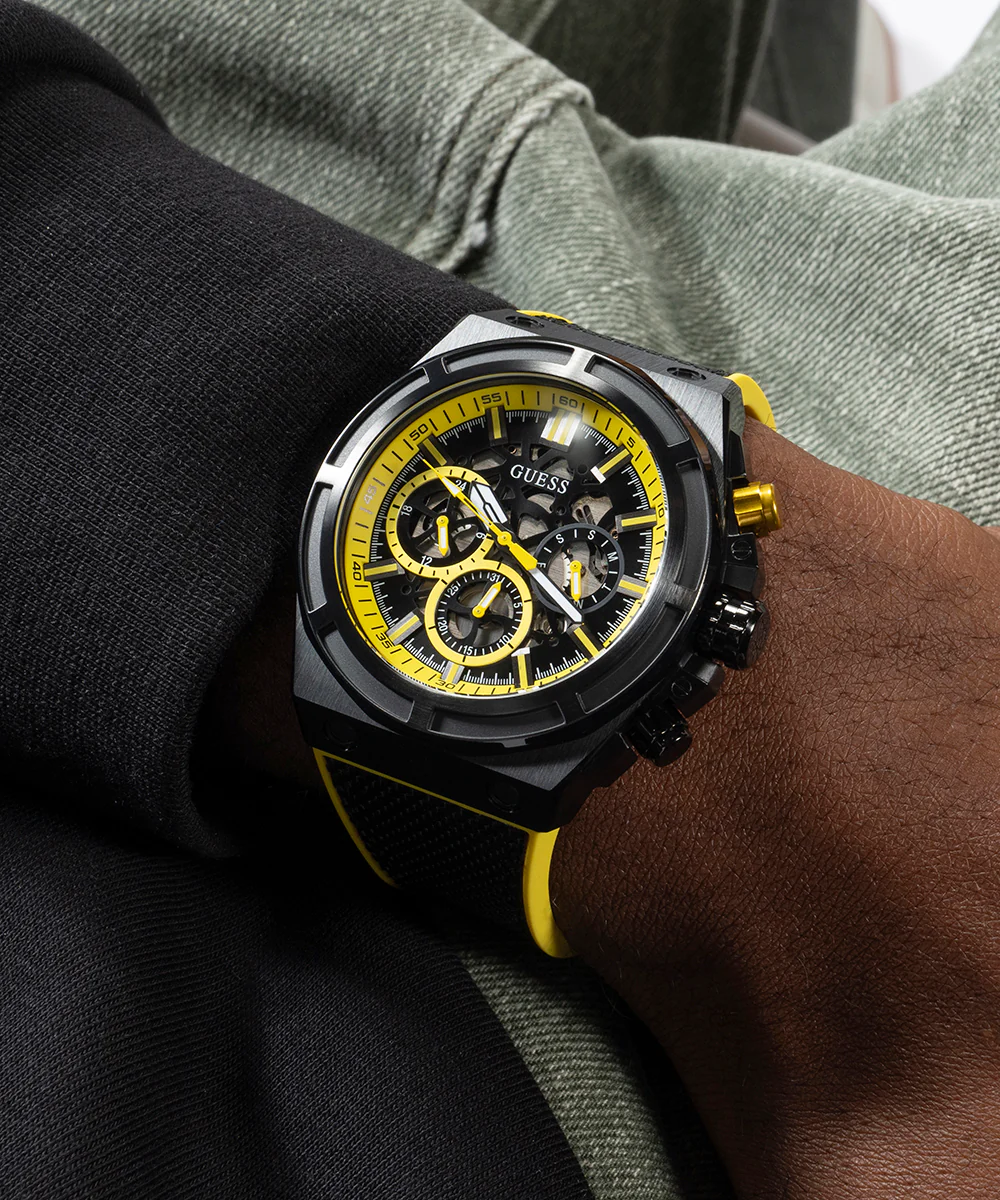 GUESS Mens Black Multi-function Watch - Image 4