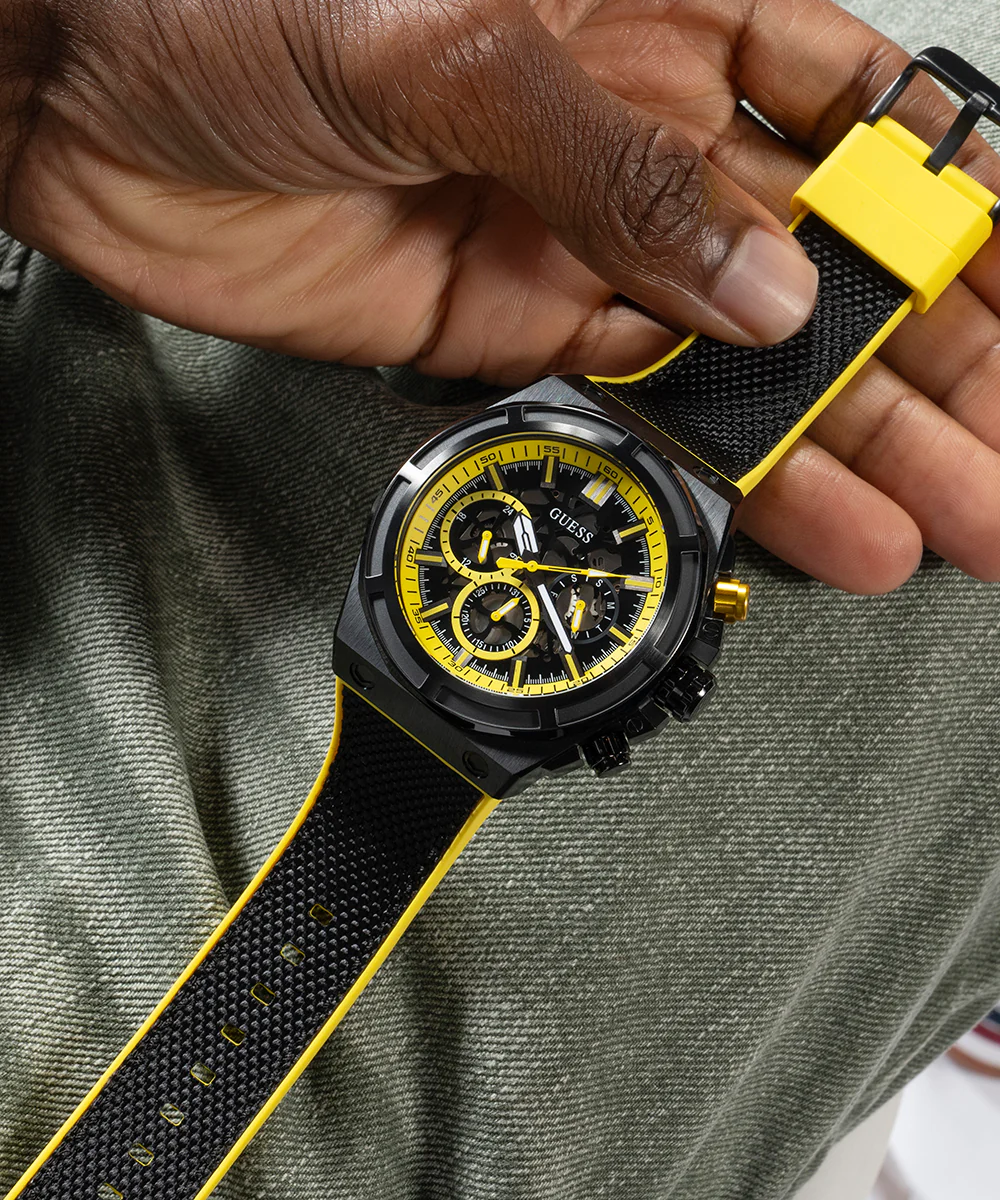 GUESS Mens Black Multi-function Watch - Image 5
