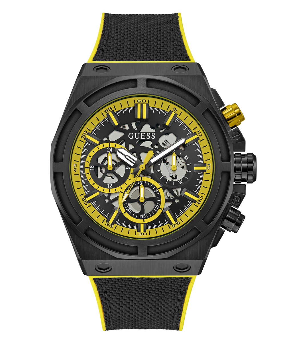 GUESS Mens Black Multi-function Watch - Image 6