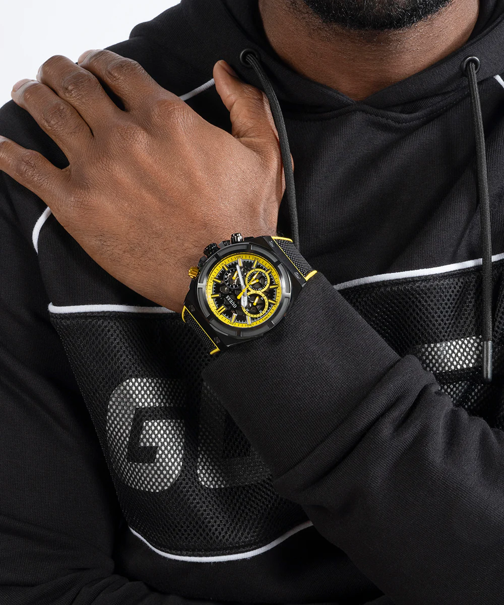 GUESS Mens Black Multi-function Watch - Image 7
