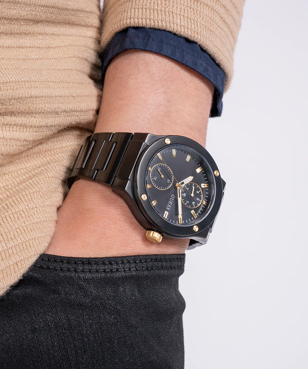 GUESS Mens Black Multi-function Watch - Image 3