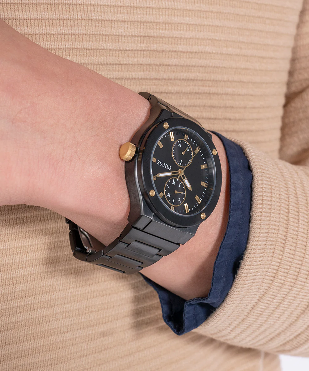 GUESS Mens Black Multi-function Watch - Image 5