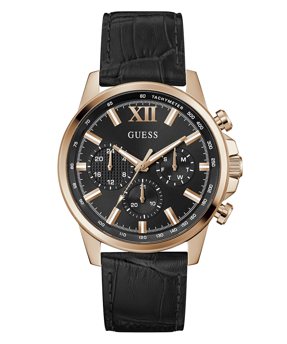 GUESS Mens Black Multi-function Watch - Image 4