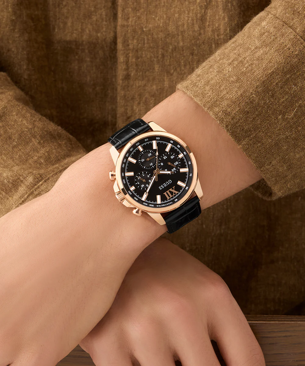GUESS Mens Black Multi-function Watch - Image 6