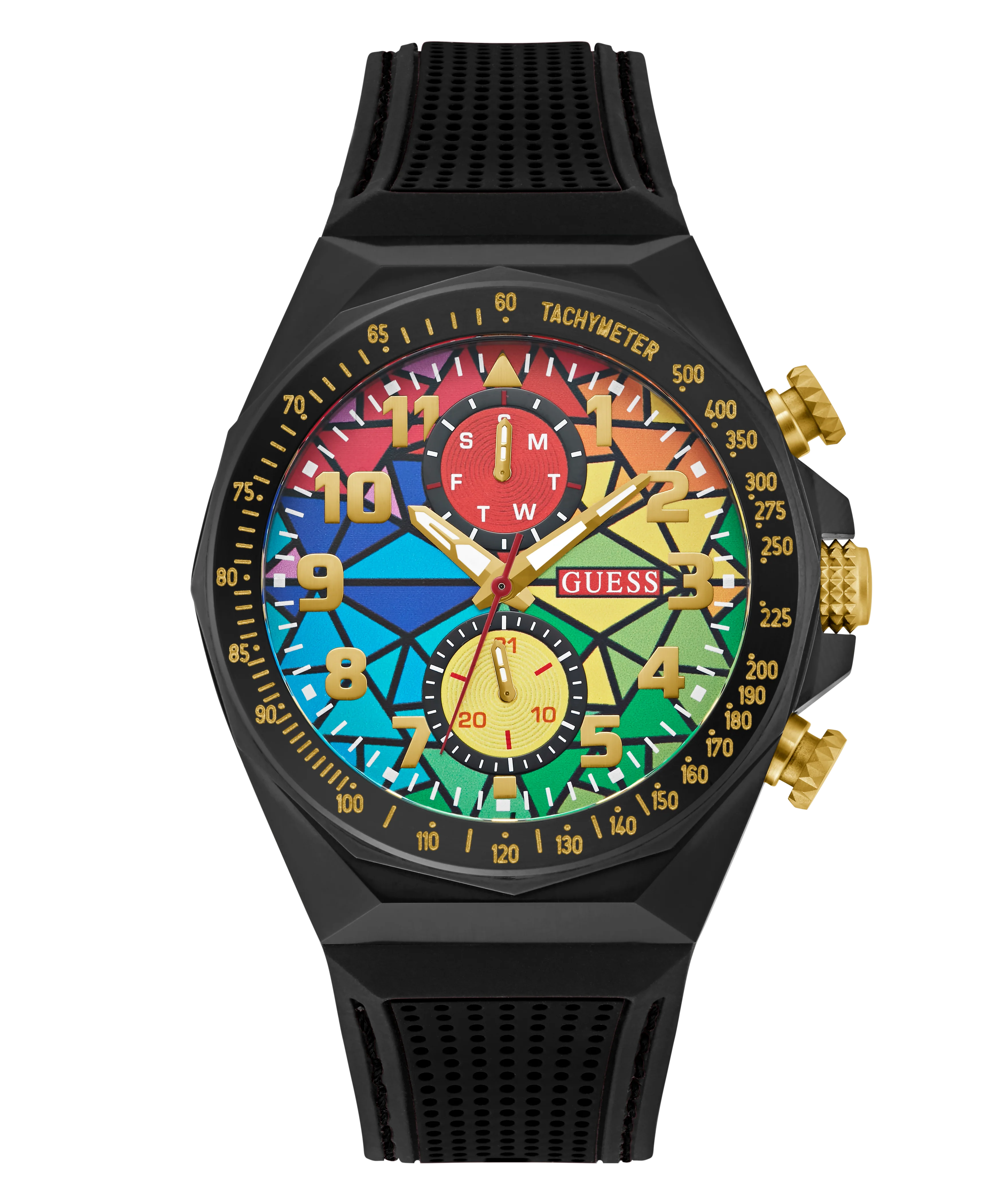 GUESS Mens Black Multi-function Watch - Image 5
