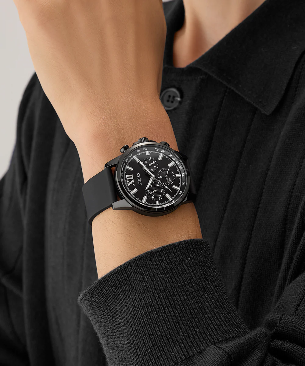 GUESS Mens Black Multi-function Watch - Image 5