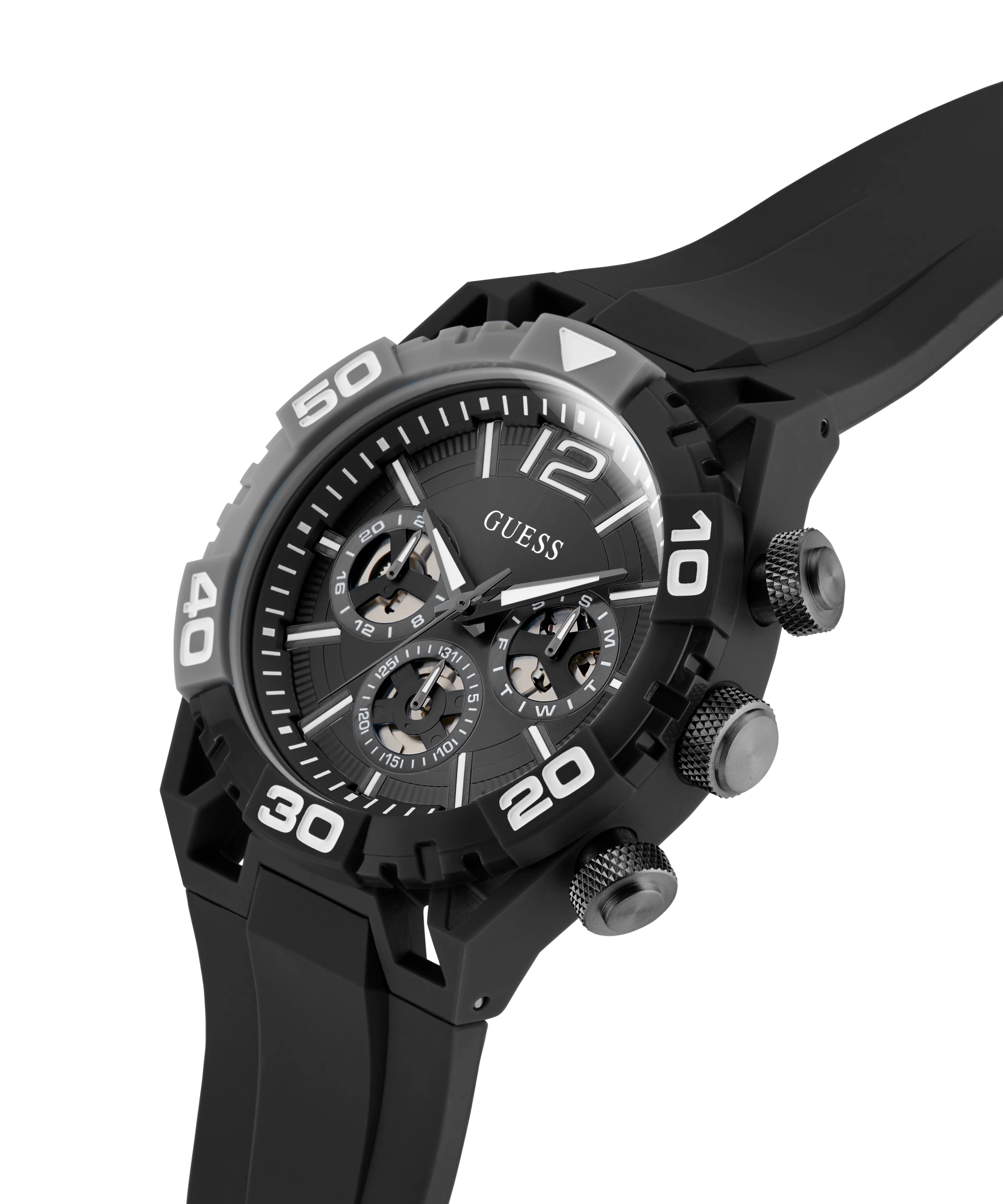 GUESS Mens Black Multi-function Watch - Image 3