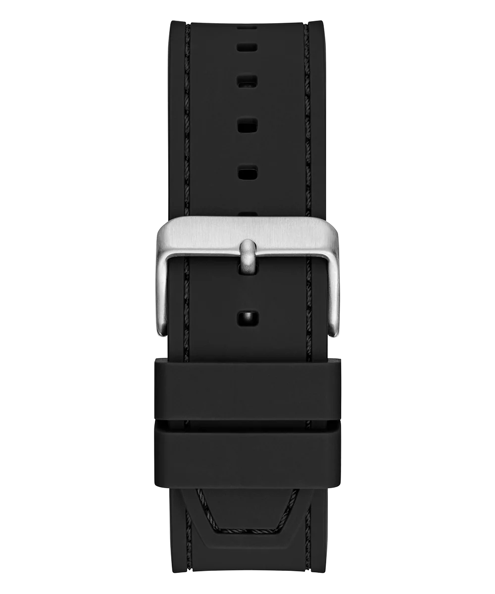 GUESS Mens Black Silver Tone Analog Watch - Image 9
