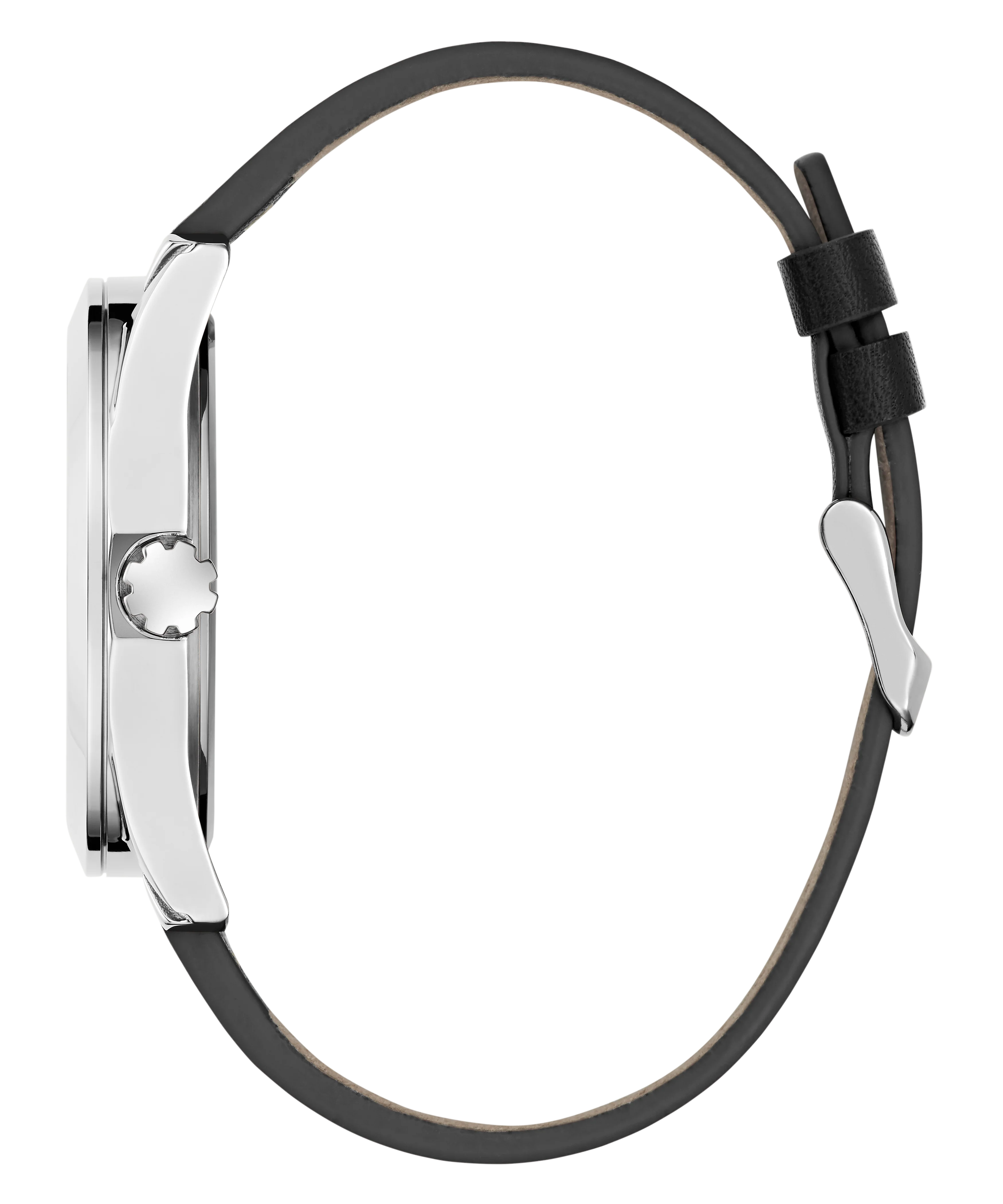 GUESS Mens Black Silver Tone Multi-function Watch - Image 7