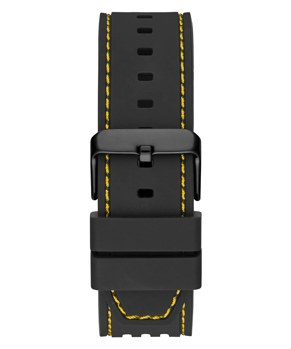GUESS Mens Black Yellow Multi-function Watch - Image 5