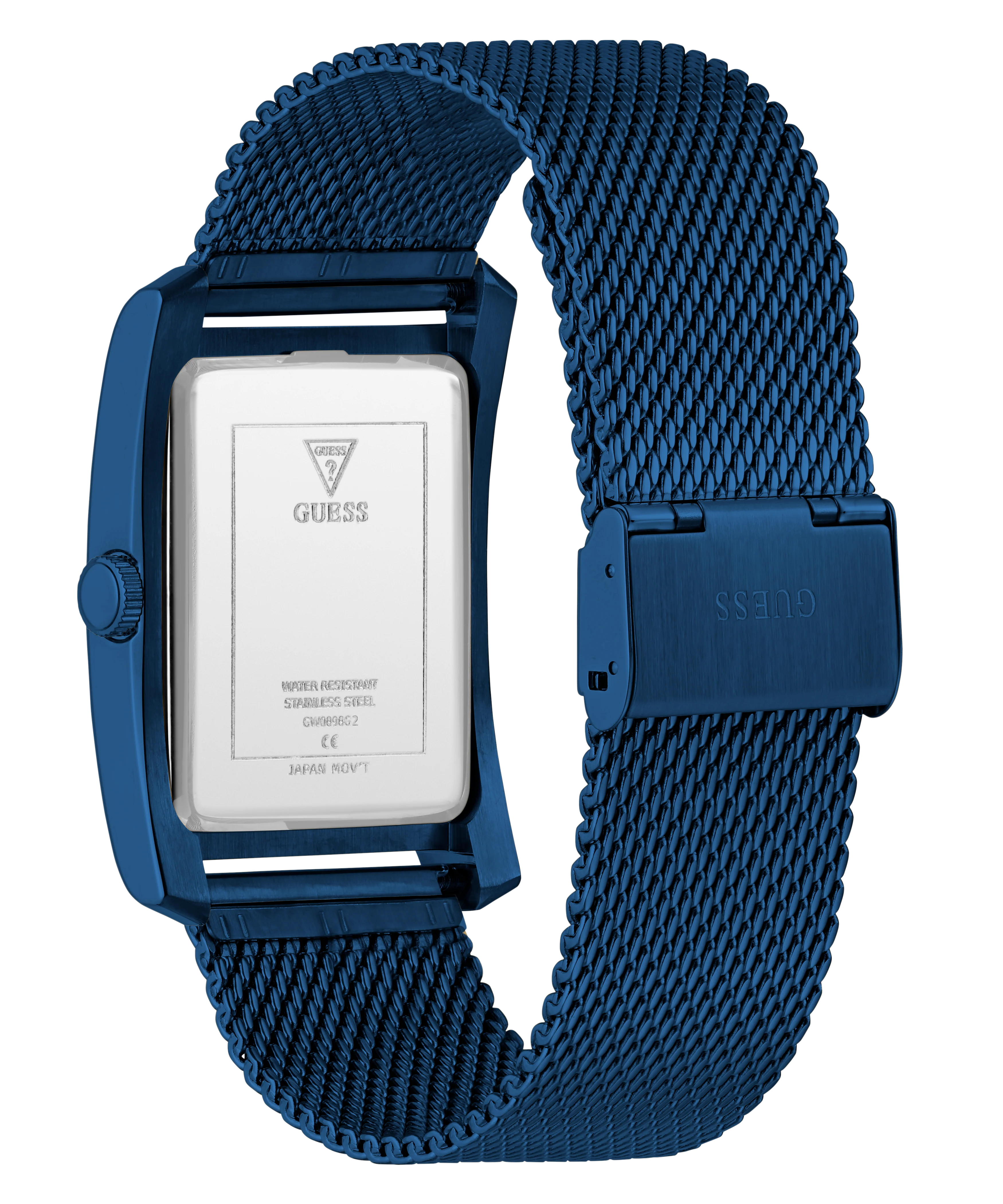 GUESS Mens Blue Analog Watch - Image 7