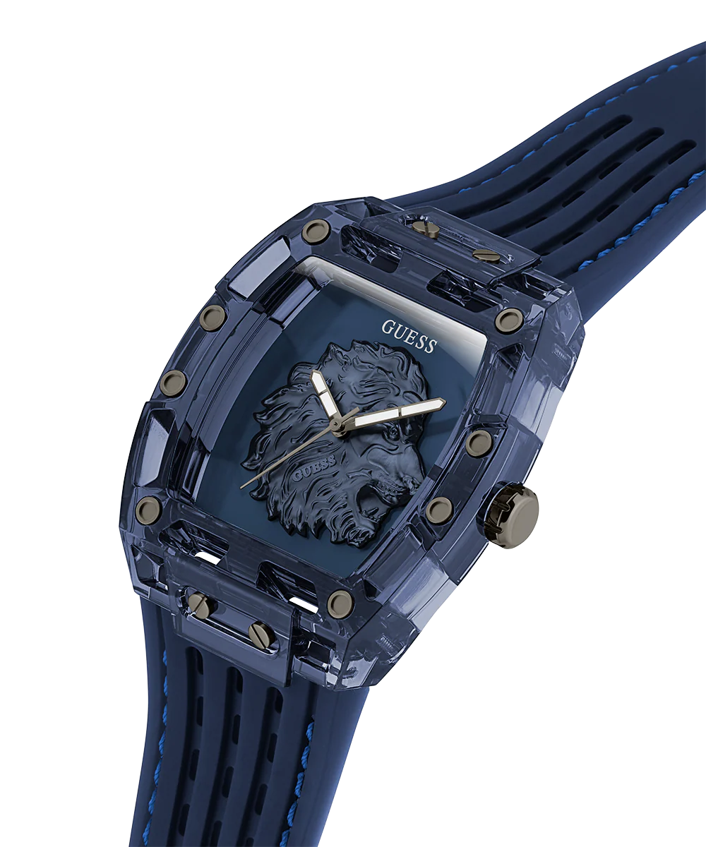 GUESS Mens Blue Analog Watch - Image 3