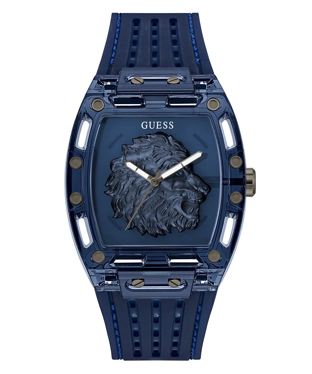 GUESS Mens Blue Analog Watch - Image 6