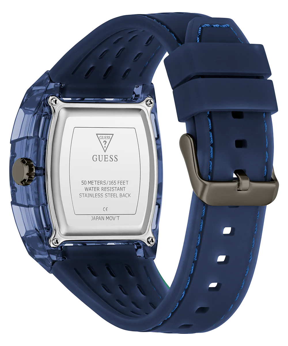 GUESS Mens Blue Analog Watch - Image 7