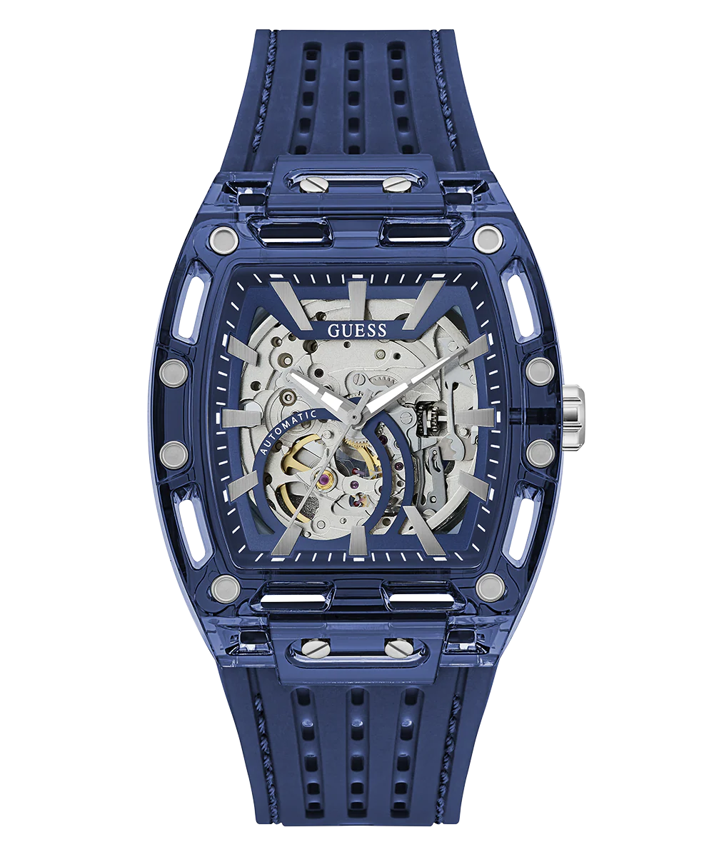 GUESS Mens Blue Analog Watch - Image 4