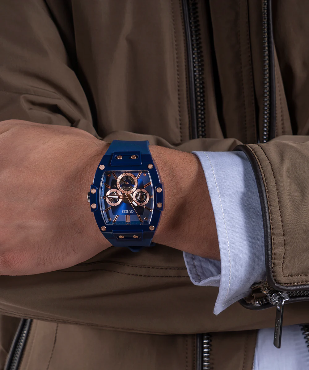 GUESS Mens Blue Multi-function Watch - Image 5