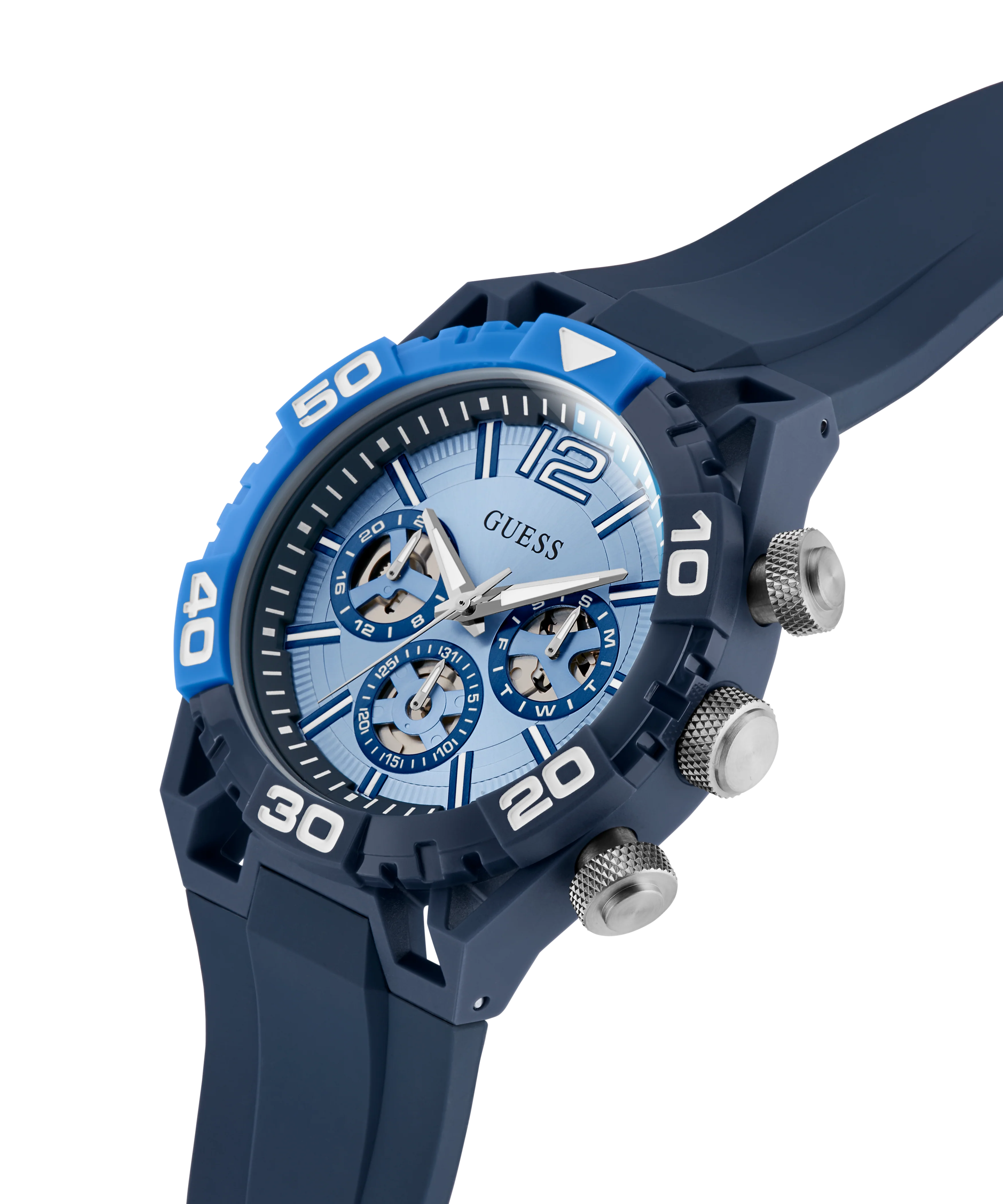 GUESS Mens Blue Multi-function Watch - Image 2