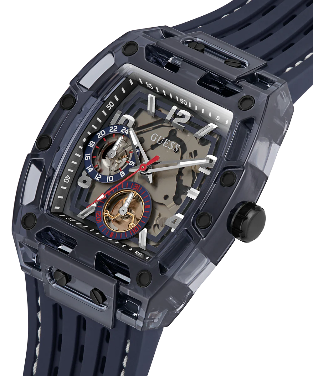 GUESS Mens Blue Navy Multi-function Watch - Image 2