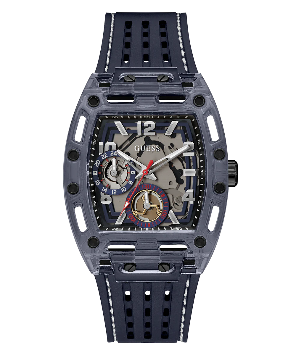 GUESS Mens Blue Navy Multi-function Watch - Image 3