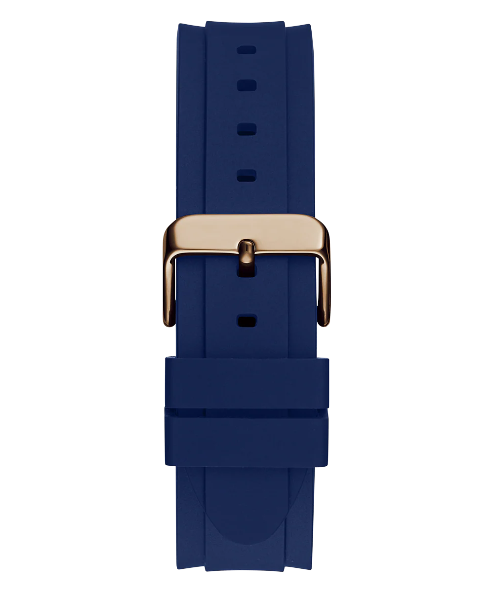 GUESS Mens Blue Rose Gold Tone Multi-function Watch - Image 5