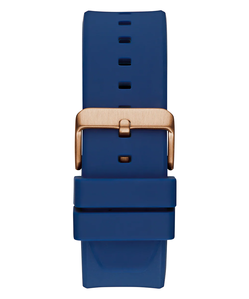 GUESS Mens Blue Rose Gold Tone Multi-function Watch - Image 9