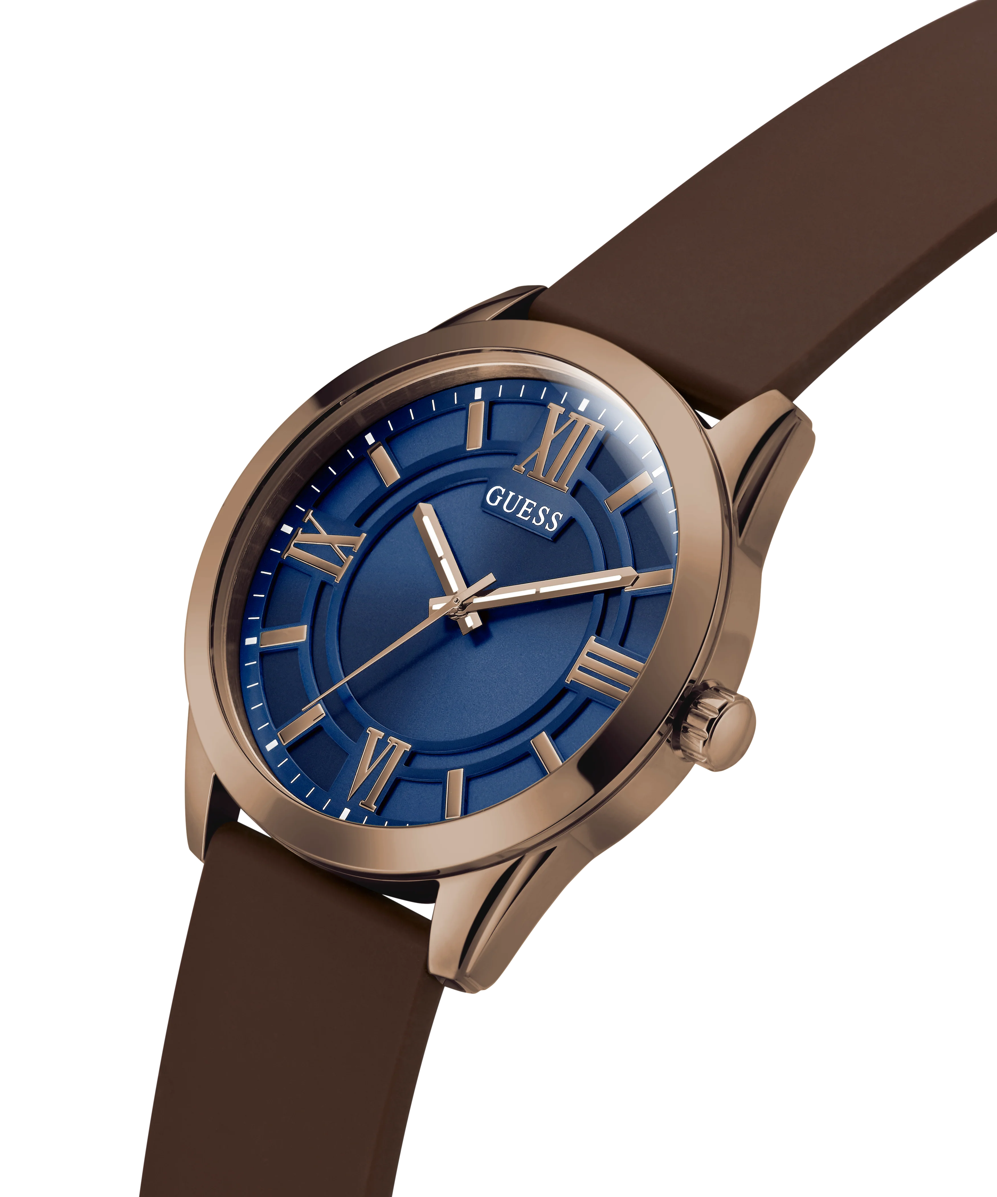 GUESS Mens Brown Coffee Analog Watch - Image 2