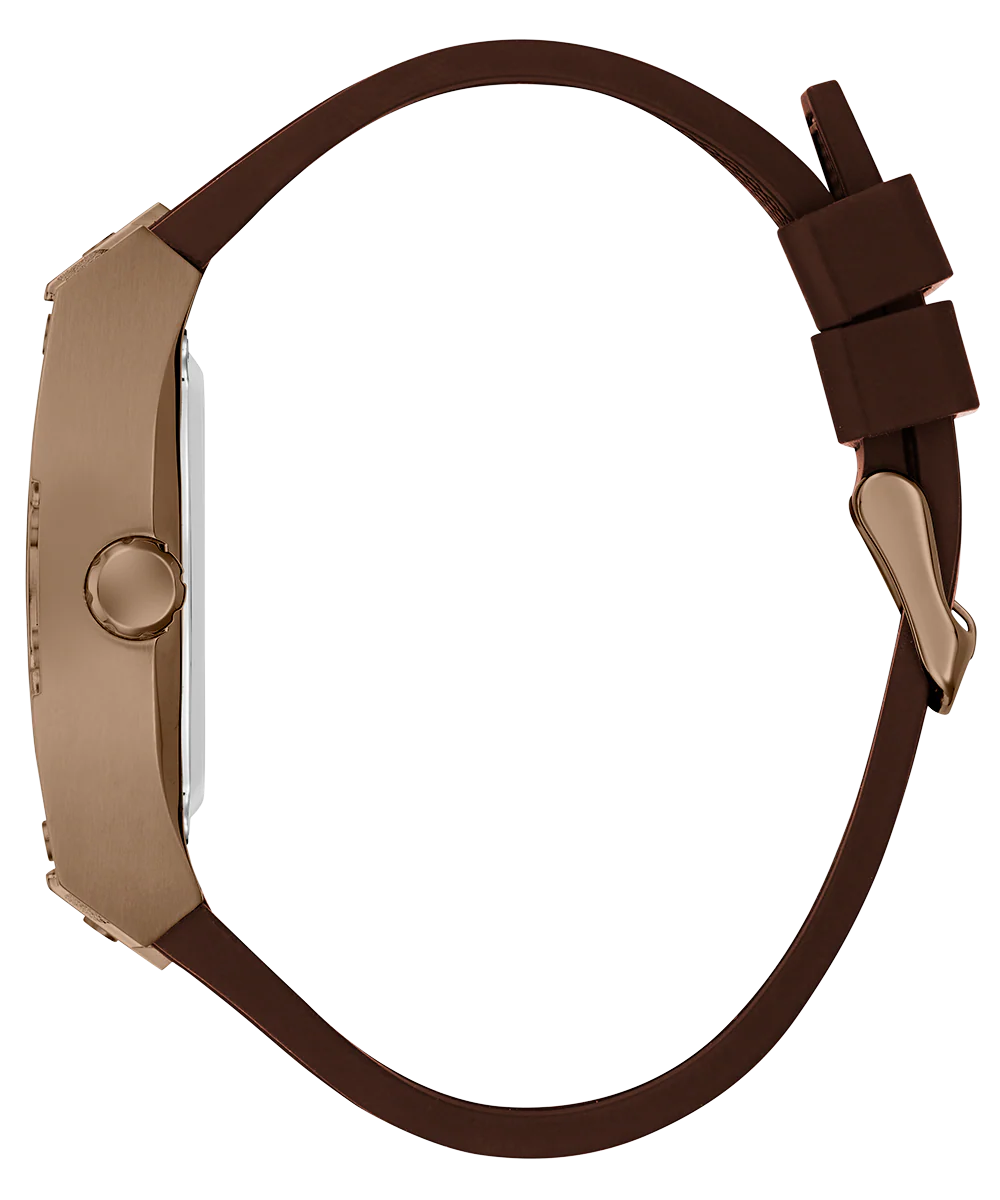 GUESS Mens Brown Coffee Automatic Watch - Image 8