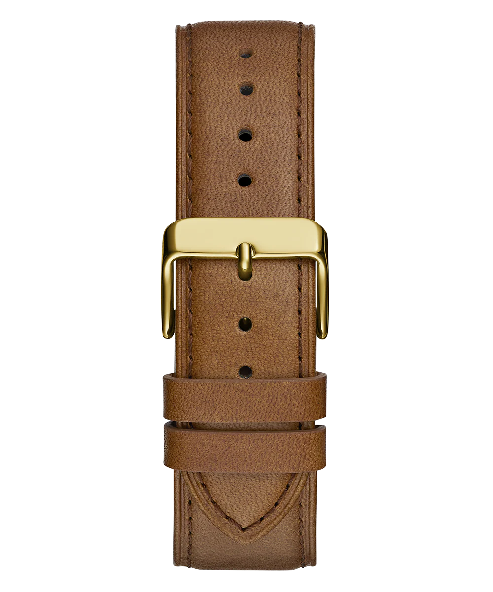 GUESS Mens Brown Gold Tone Multi-function Watch - Image 9