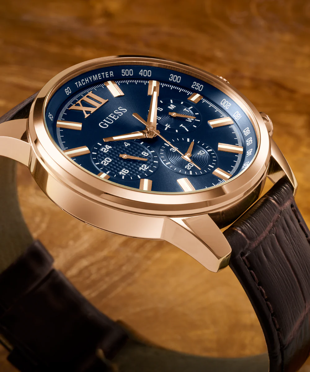 GUESS Mens Brown Multi-function Watch - Image 2
