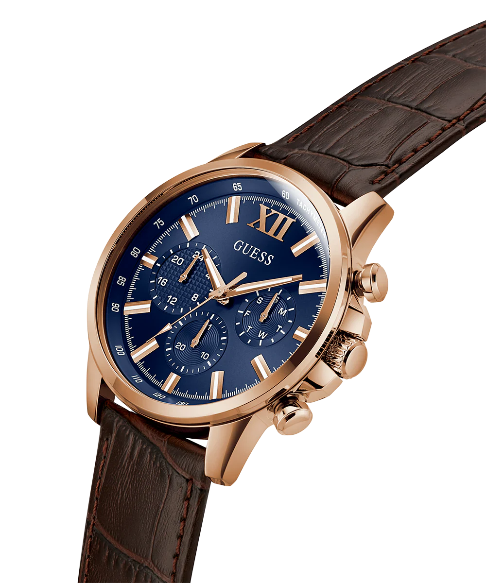 GUESS Mens Brown Multi-function Watch - Image 3