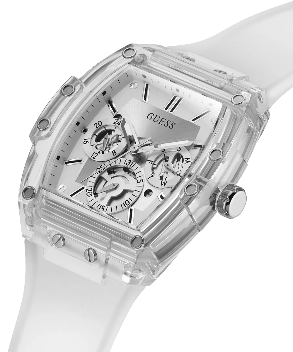 GUESS Mens Clear Multi-function Watch - Image 2