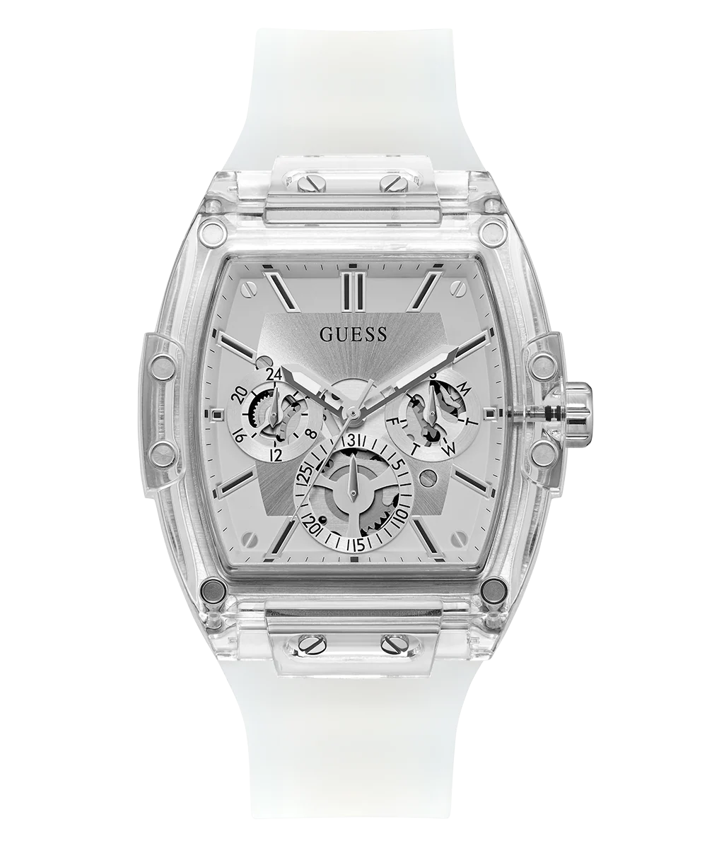 GUESS Mens Clear Multi-function Watch - Image 4