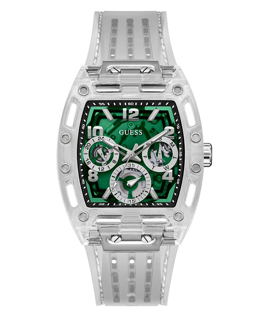GUESS Mens Clear Multi-function Watch - Image 4