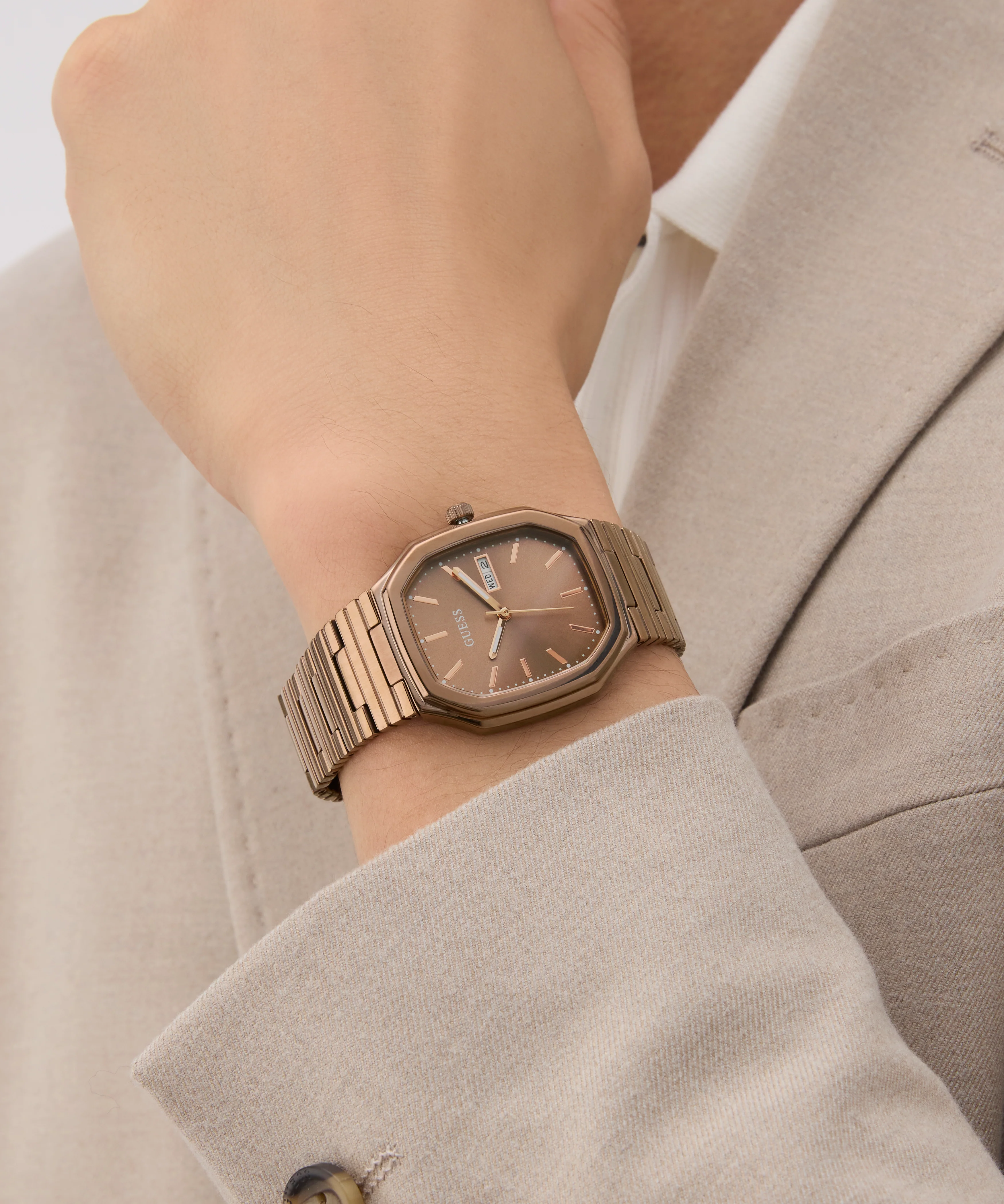 GUESS Mens Coffee Date Watch - Image 5