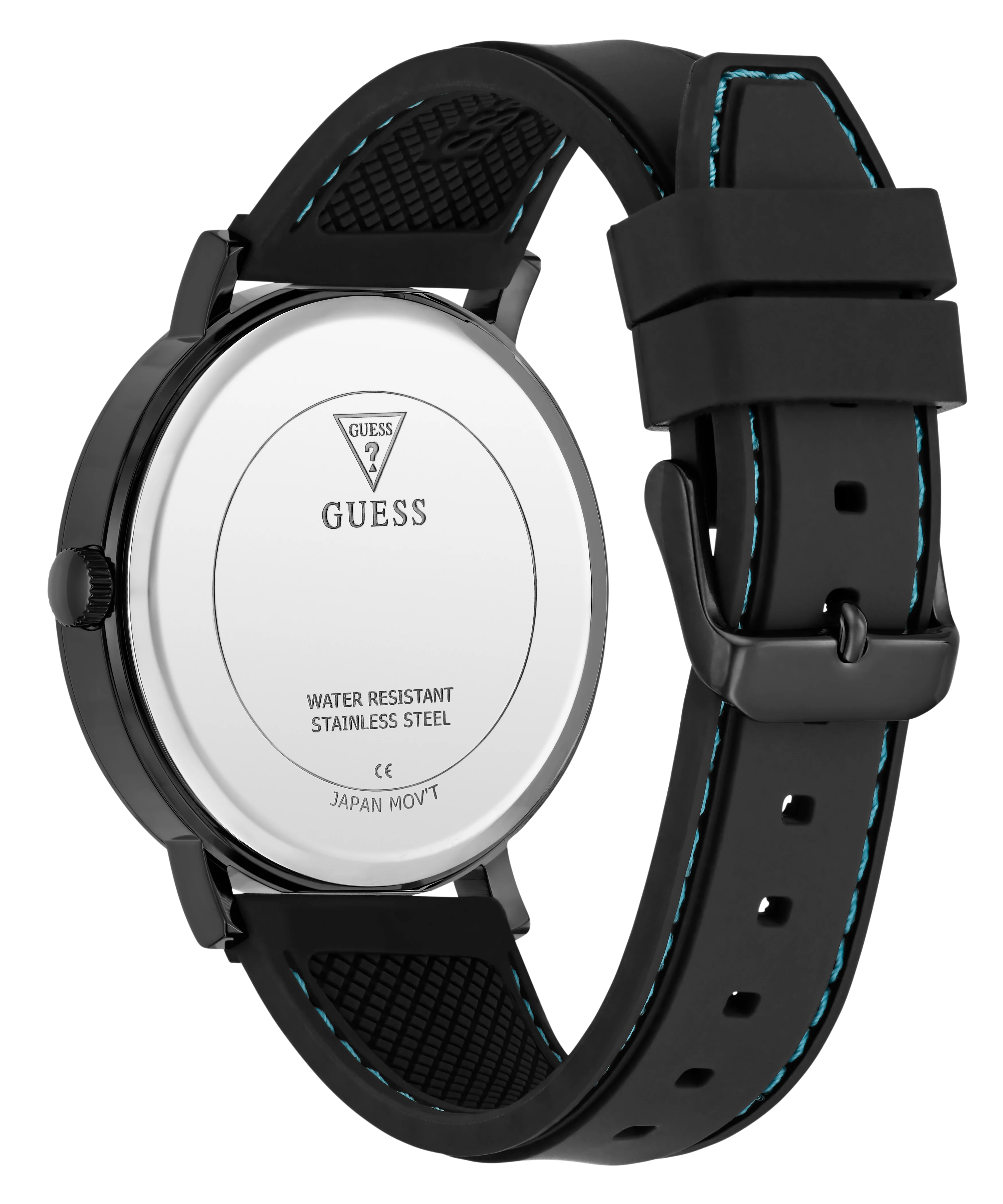 GUESS Mens Day Of The Dead Black Multi-function Watch - Image 7