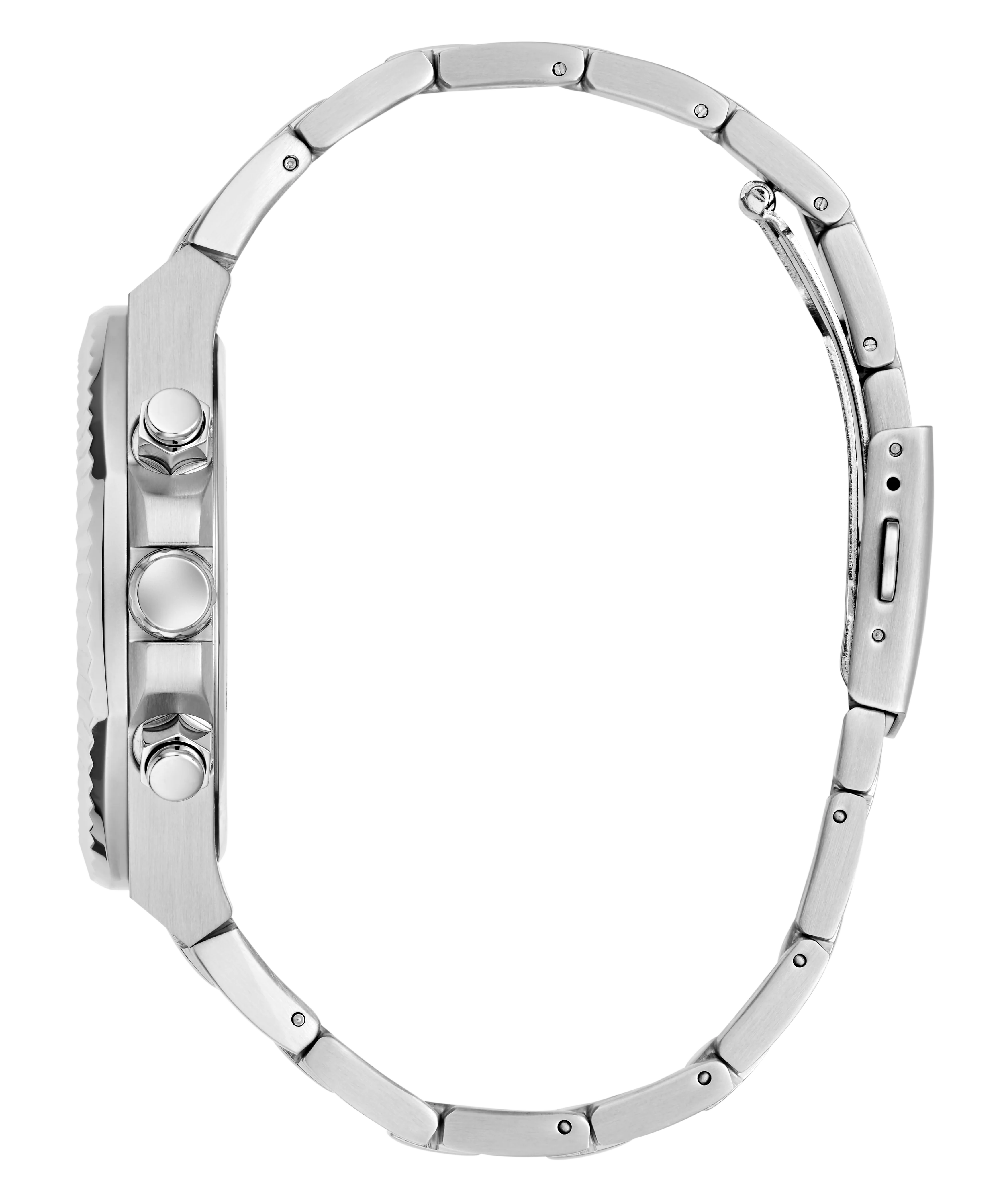 GUESS Mens Equity Silver Tone Analog Watch - Image 9