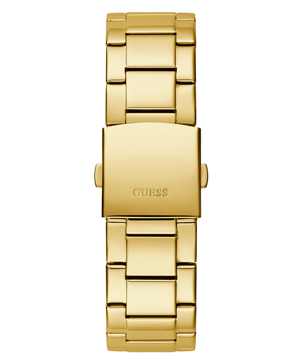 GUESS Mens Gold Tone Analog Watch - Image 5