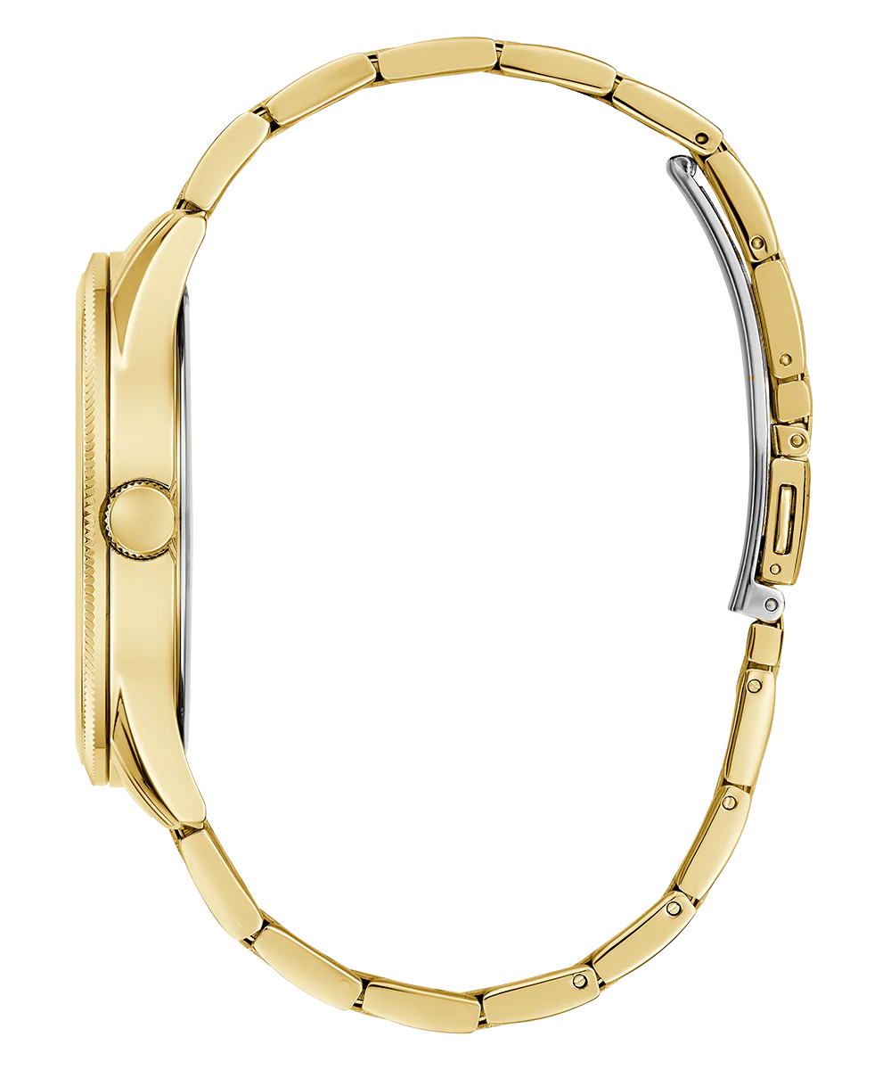 GUESS Mens Gold Tone Analog Watch - Image 9