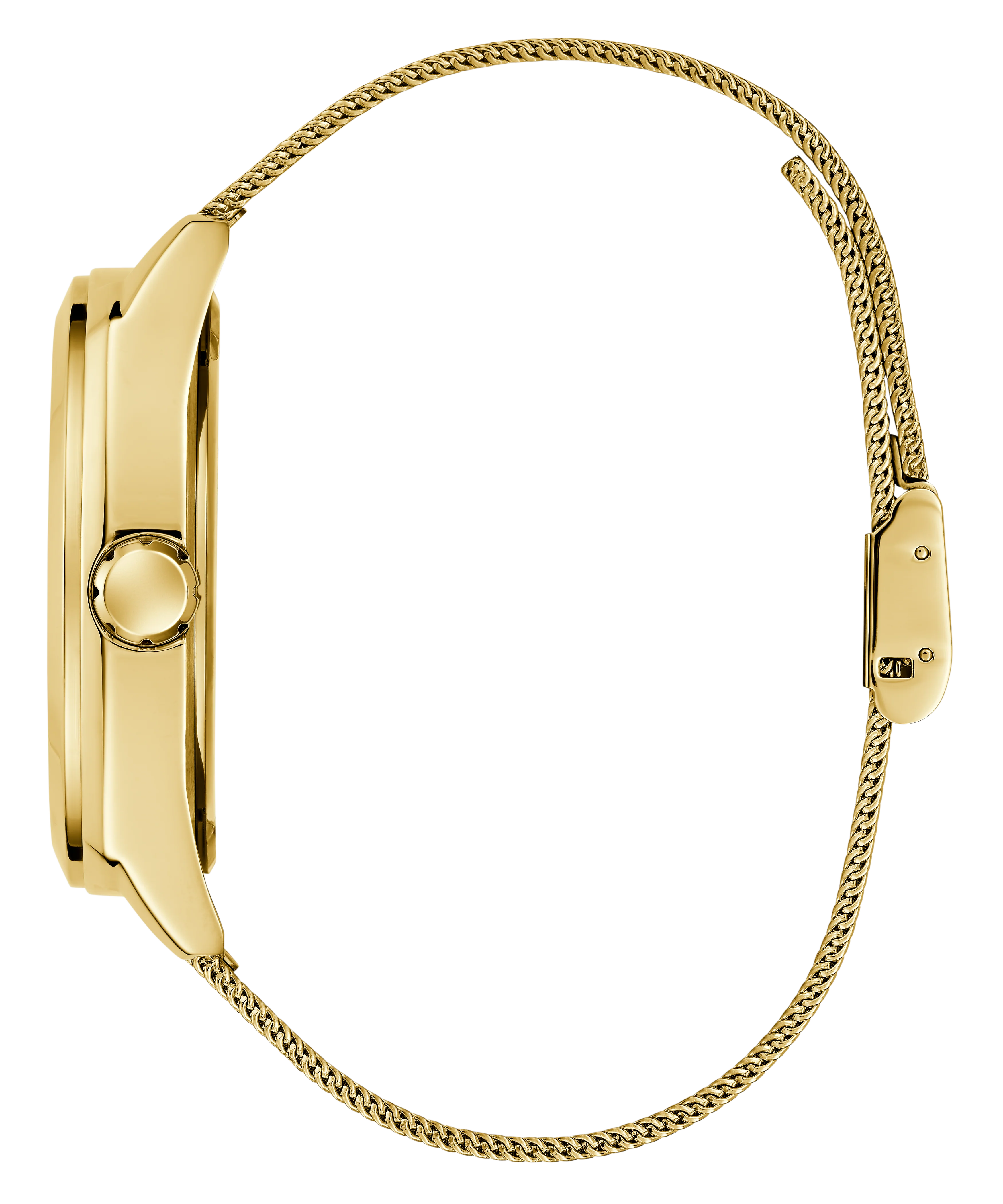 GUESS Mens Gold Tone Analog Watch - Image 7