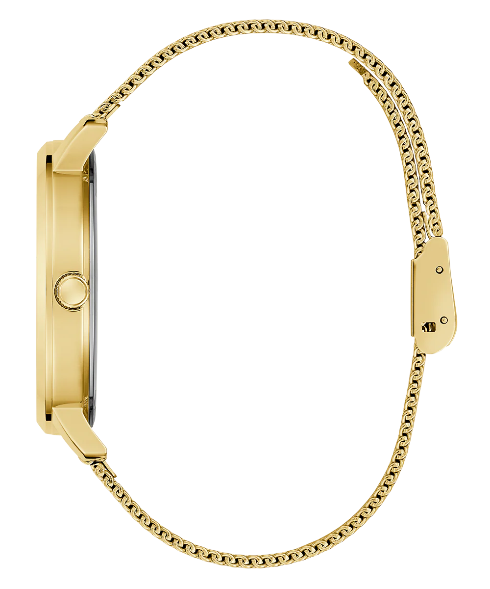 GUESS Mens Gold Tone Analog Watch - Image 7