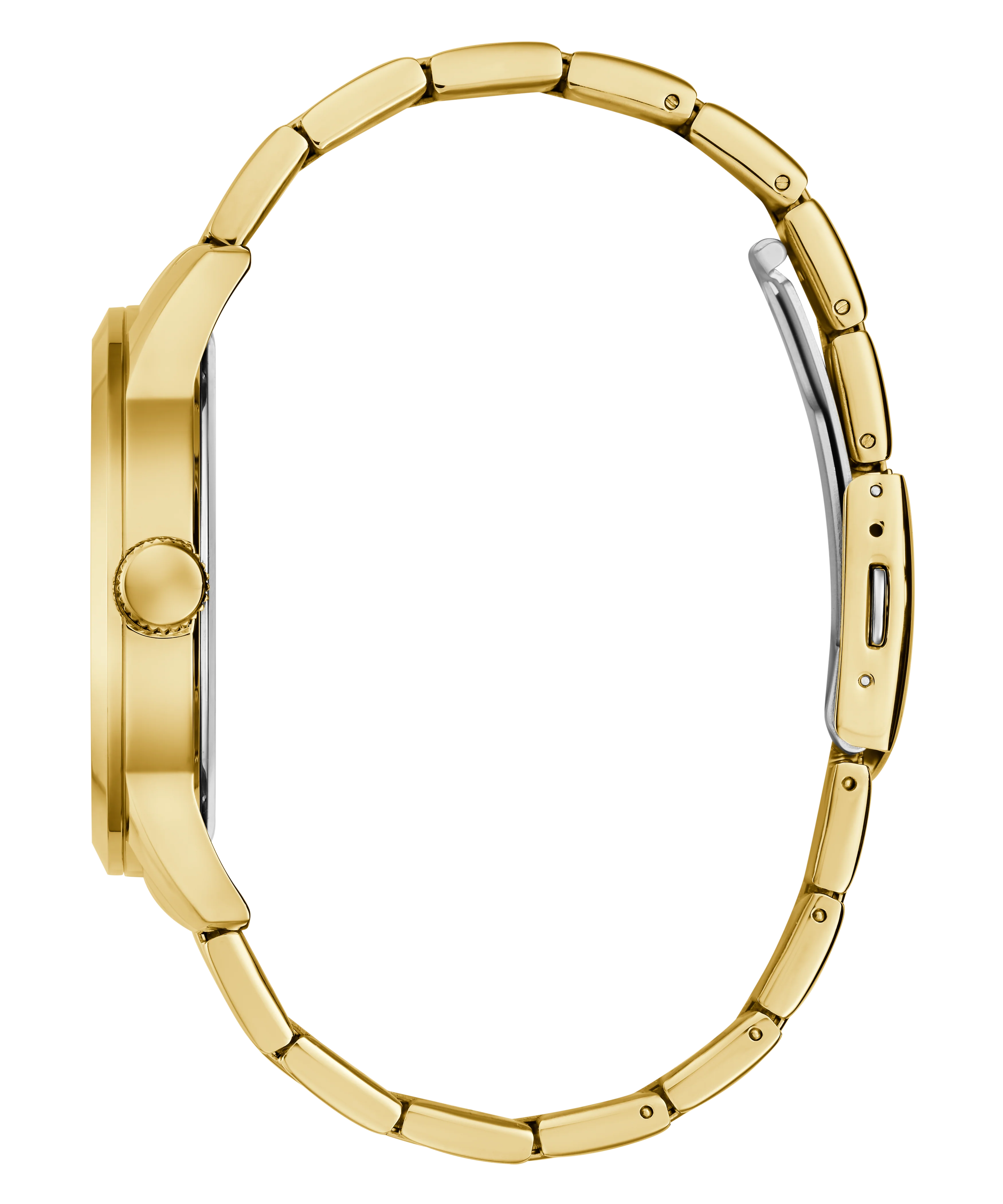 GUESS Mens Gold Tone Analog Watch - Image 9