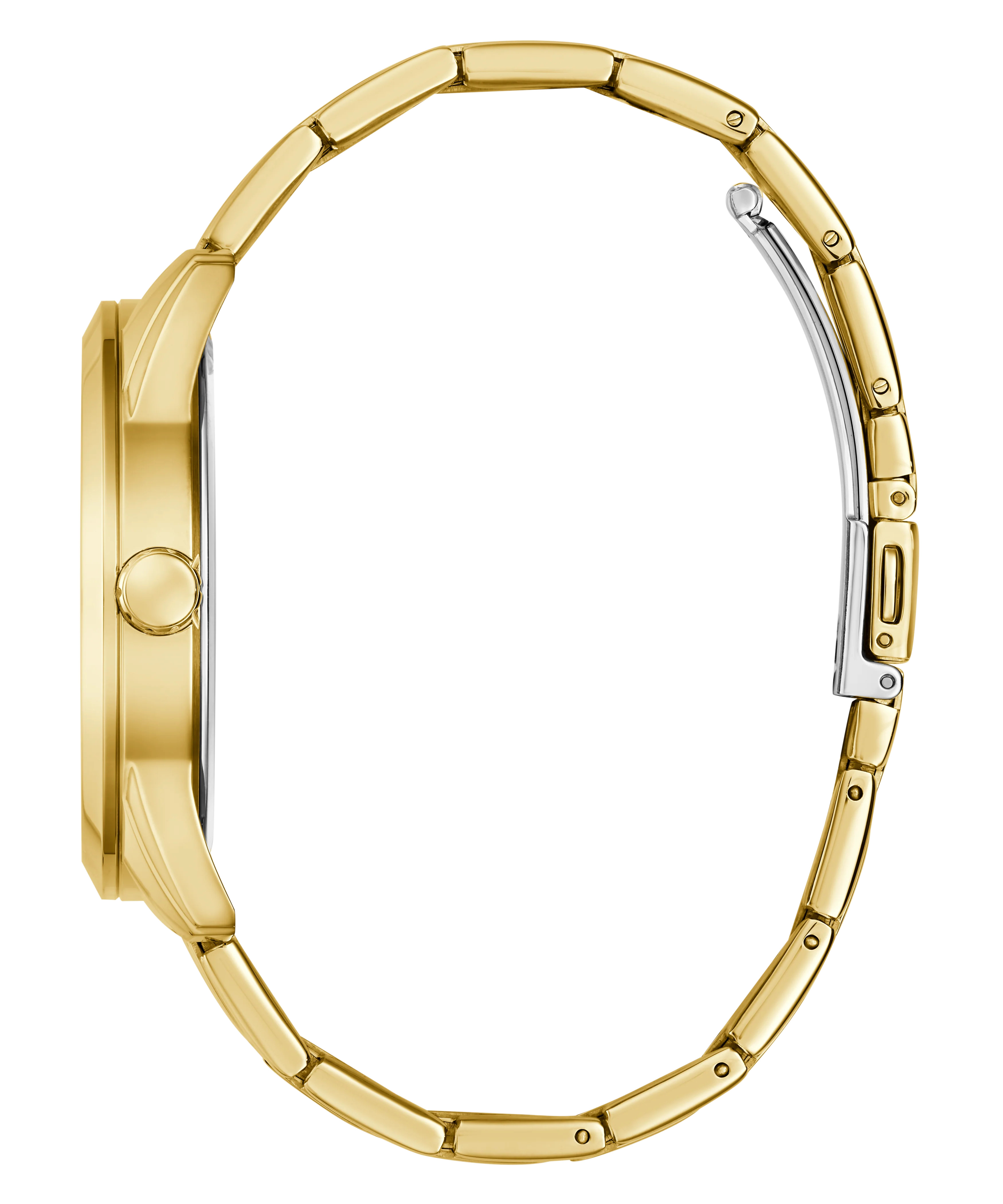 GUESS Mens Gold Tone Analog Watch - Image 8