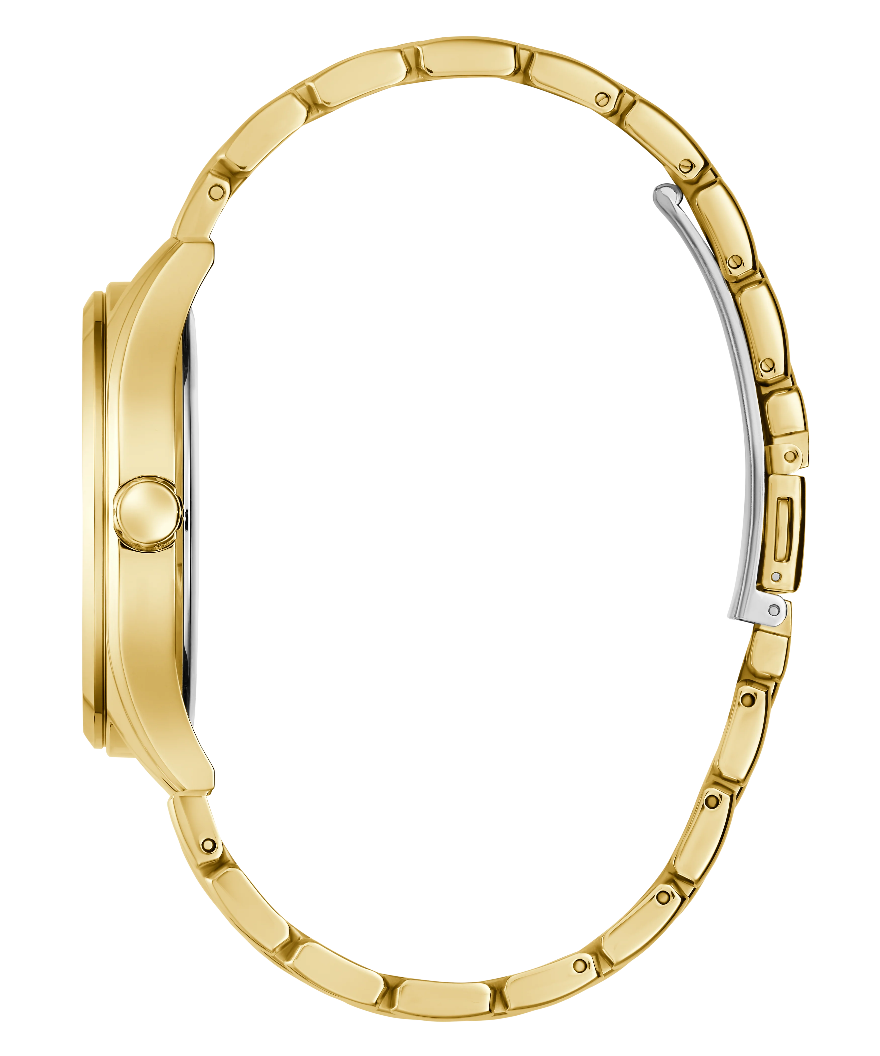 GUESS Mens Gold Tone Analog Watch - Image 8