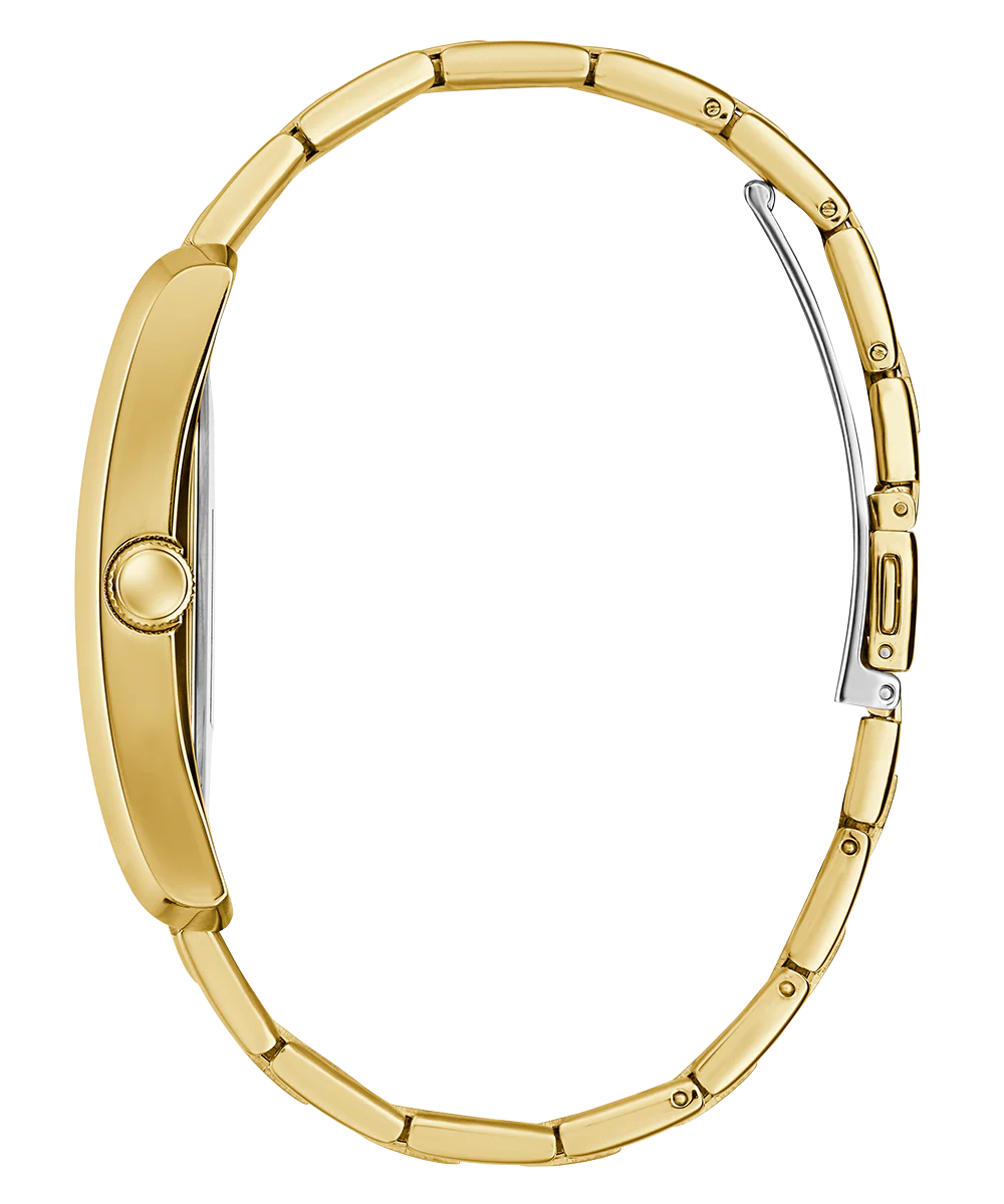 GUESS Mens Gold Tone Analog Watch - Image 8