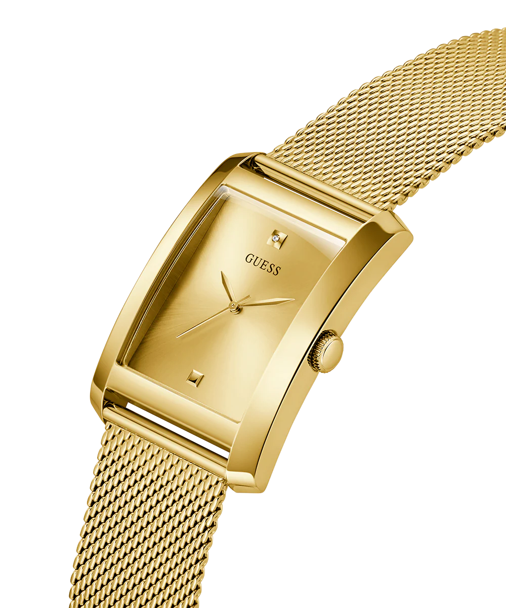 GUESS Mens Gold Tone Analog Watch - Image 2